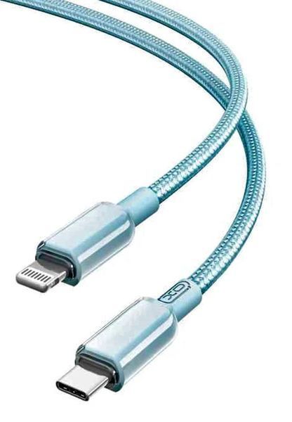Кабель XO NB-Q250A PD 27W/1m Type-c to Lightning Fast Charging Blue 00000000921 фото