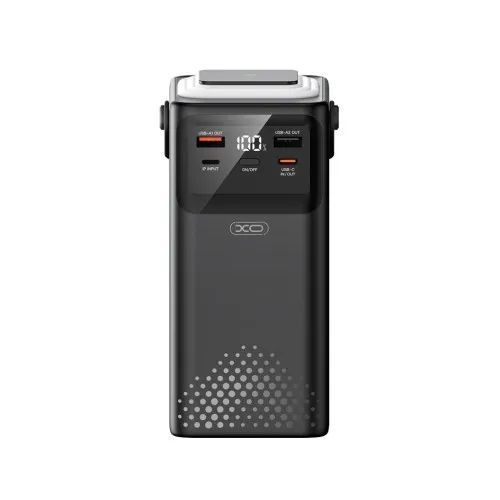 Зовнішній акумулятор (повербанк) XO PR287 PD20W+QC22.5W Fast Charging Mobile Power 80000mAh Чорний 00000000274 фото