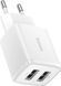 МЗП Baseus Compact Charger 2U 10.5W EU White CCXJ010202 00000000713 фото 3