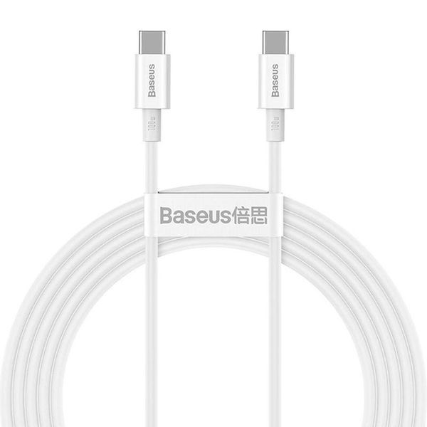USB кабель Baseus Superior Series Fast Charging Type-C 100W 1m Moon White P10320102214-01 00000000977 фото