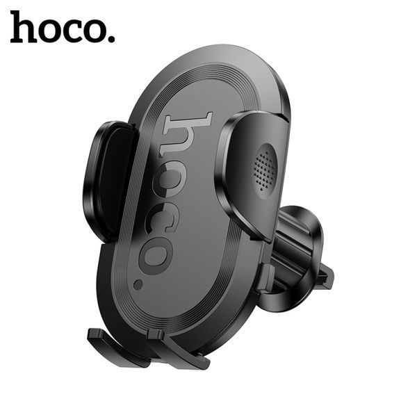Автотримач Hoco H53 Brusco ultra-thin push-type car holder(air outlet) Чорний 00000000879 фото