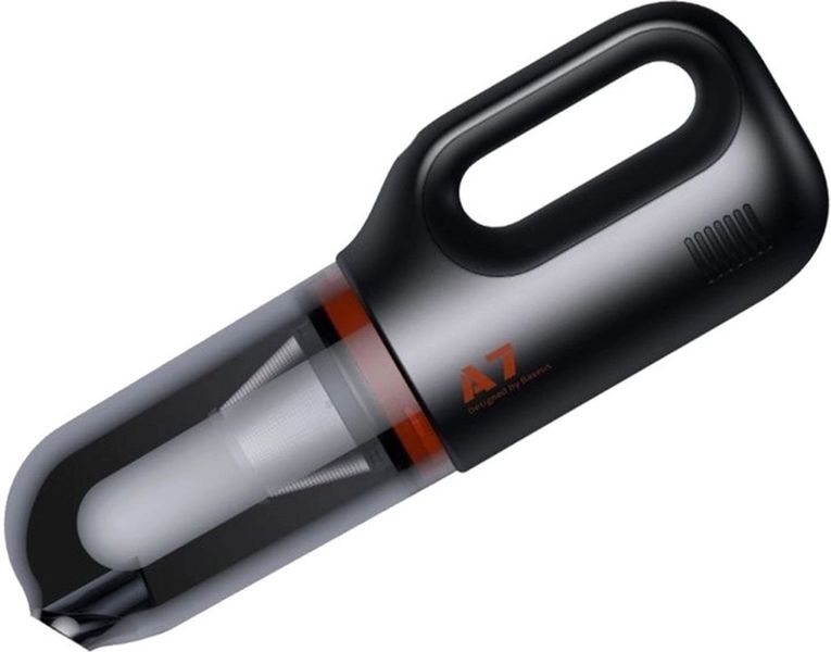 Автомобільний бездротовий потативний (ручний) пилосос Baseus A7 Car Vacuum Cleane Dark Gray (VCAQ020213) 00000002079 фото