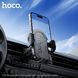 Автотримач Hoco H53 Brusco ultra-thin push-type car holder(air outlet) Чорний 00000000879 фото 3