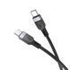 PD Кабель HOCO X109 Energy 60W silicone charging data cable Type-C to Type-C 60W/2m Black 00000001033 фото 2