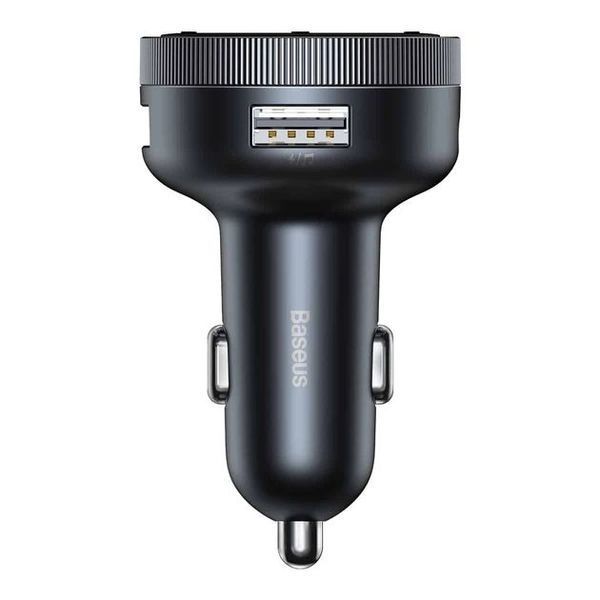 Автомобільний FM-модулятор Bluetooth (трансмітер) Baseus MP3 Charger Black (CCLH-01) 00000000603 фото