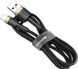 Кабель Baseus Cafule USB for Ligthning 2A/3m (CALKLF-RV1) Black & Gold 00000000128 фото 1