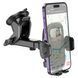 Автотримач Hoco H15 Fair push-type car holder(center console) Чорний 00000000874 фото 4