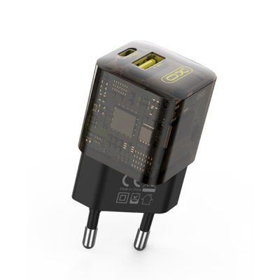 Мережевий зарядний пристрій XO CE05 PD30W+QC3.0 Колір Коричневий 00000000373 фото