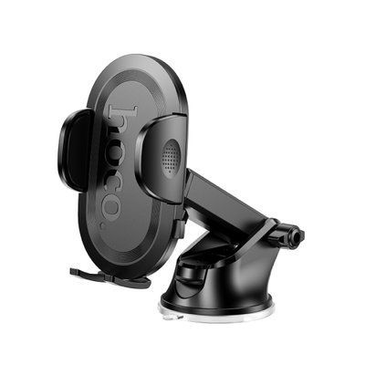 Автотримач Hoco H54 Brusco ultra-thin push-type car holder Чорний 00000000880 фото