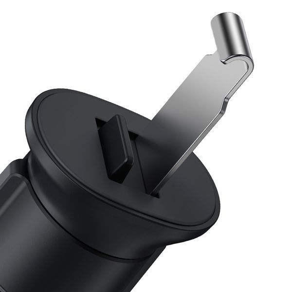 Автотримач Baseus Metal Age Gravity Car&nbsp;Mount Air Outlet Version Black SUJS000001 00000000829 фото