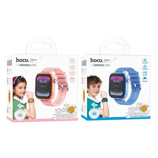 Смарт-годинник дитячий HOCO Y101 4G children smart watch Blue 00000001081 фото