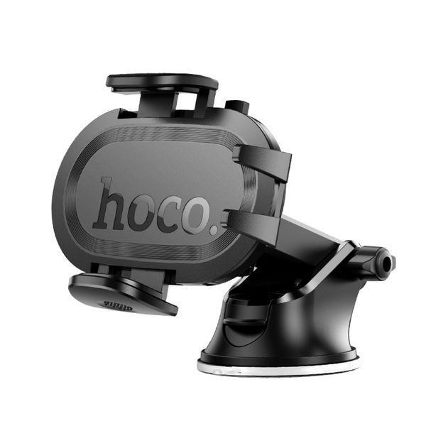 Автотримач Hoco H54 Brusco ultra-thin push-type car holder Чорний 00000000880 фото