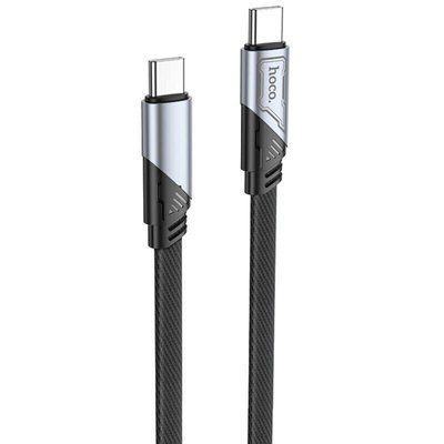 PD Кабель HOCO U119 Machine 60W charging data cable Type-C to Type-C 1,2m Black 00000000965 фото