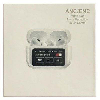 Навушники AirPods A9 Pro Touch Screen ANC/ENC White 00000000418 фото