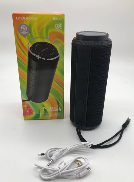 Бездротова портативна колонка Bluetooth Borofone BR22 Black 00000001672 фото