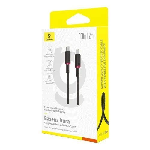 PD кабель Baseus Dura Series Type-C to Type-C 100W 2m Black-red P10377803U01-03 00000000987 фото