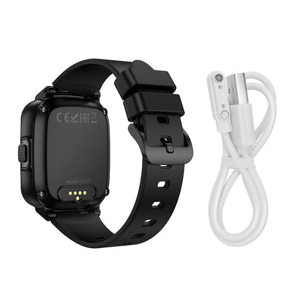 Смарт-годинник дитячий HOCO Y104 4G children phone-watch Black 00000001082 фото