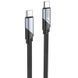 PD Кабель HOCO U119 Machine 60W charging data cable Type-C to Type-C 1,2m Black 00000000965 фото 1