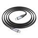 PD Кабель HOCO U119 Machine 60W charging data cable Type-C to Type-C 1,2m Black 00000000965 фото 2