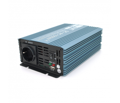 Інвертор напруги Mexxsun MXS-1000, 24V/220V, 1000W з модифікованою синусоїдою, 1 Shuko, клемні дроти, Q4 00000009292 фото