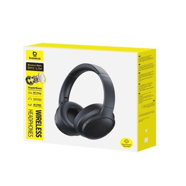 Навушники Baseus Bass BH1 Lite Wireless Headphones Black A0203C00 00000000414 фото
