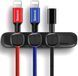 Тримач-затискач для кабелю магнітний Baseus Peas Cable Clip Black (ACWDJ-01) 00000000616 фото 1