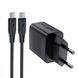 МЗП ACEFAST A82 PD20W GaN (USB-C) Cable Type-C to Type-C 1,2m Black 00000000729 фото 3