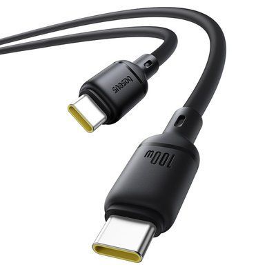 PD Кабель Baseus Silky Series Type-C to Type-C 100W 2m Black P10377704113-01 00000000933 фото