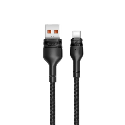 Кабель XO NB55 Huawei 5A Fast Charge USB Cable Type-c 1m Чорний 00000000964 фото