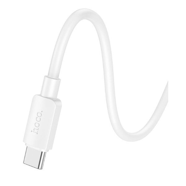 Кабель HOCO X96 Hyper 27W charging data cable Type-C(L=0.25M) White 00000000982 фото