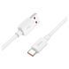 Кабель HOCO X96 Hyper 27W charging data cable Type-C(L=0.25M) White 00000000982 фото 1